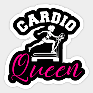 Cardio Queen Sticker